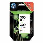 HP 300 Black & Tri-Colour Combo Ink Cartridges CN637EE Original INDATE BOXED