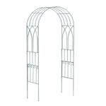 Wrought Iron Arch - Sage Green