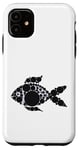 Coque pour iPhone 11 Motif poisson amusant Happy Dot Day pour les amateurs de pêche