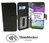 Skimblocker Magnet Fodral Samsung Galaxy S8 Plus (G955F) (Svart)
