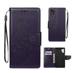 Custodia® 3D Relief Patterns Flip Wallet Case for Samsung Galaxy Note 10 Plus/Samsung Galaxy Note 10 Pro (Pattern 5)