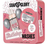 Soap & and Glory BIRTHDAY WASHES Clean on me Righteous Butter Gift Set 
