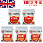 Tassimo Kenco Cappuccino Coffee Pods x8 (Pack of 5, Total 40 Drinks) *