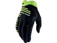 100% R-Core Handskar Black Lime - Xl (Handflatans Längd 200-209 Mm) (Ny 2022)
