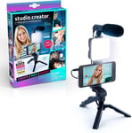Studio Creator Podcast & Vlogging Fun LED Activity Kit with Microphone