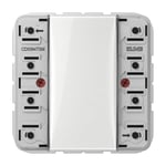 JUNG CD 5094 TSM Interrupteur électrique Pushbutton switch blanc - Accessoire couteau électrique (Pushbutton switch, fil, blanc)