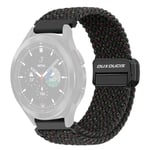 Dux Ducis Mixture Pro - Samsung Galaxy Watch 3 45mm / Watch S3 - Magnetisk tekstil urrem 22mm - Black Unity