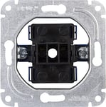 Opus 560.716 Interrupteur : inverseur 1-p, 10 A, 250 V, 50 Hz, bornes Fusion G 5-f, verre, noir, aluminium