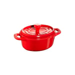 STAUB Staub oval minigryte 0,2 l rod