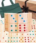 Jaques of London Wooden Giant Dominoes | Garden Games for Kids | Dominoes for |