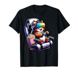 Funny VR Gamer Cat In VR Headset Virtual Reality Gaming T-Shirt