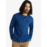 John Henric Overshirt Herr Blå
