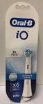 ORAL-B iO Ultimate Clean Replacement Brush Heads x 6 WHITE Sealed 100% GENUINE