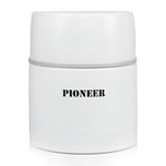Pioneer Vacuum Insulated Leakproof Soup/Food Flask, 8 Hours Hot 24 Hours Cold, White, 500 ml