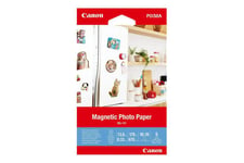 Canon Magnetic Photo Paper MG-101 - magnetisk fotopapir - skinnende - 5 ark - 100 x 150 mm - 670 g/m²