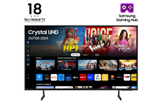Samsung TV Crystal UHD 65" DU7105 2024, 4K, Smart TV