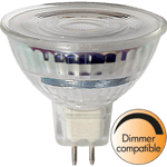 LED-Lampa GU5,3 MR16 Spotlight Glass