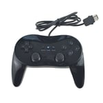 Le Noir Manette De Jeu Pour Wii Mini Classic Pro, Accessoires De Télécommande, Joystick Pour Jeux Vidéo