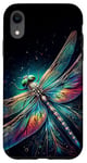 iPhone XR Cosmic Black Dragonfly Essence Case