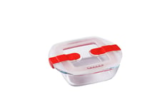 Pyrex Cook & Heat 0.35 Litre Square Glass Dish