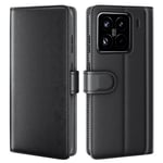 Äkta Läderfodral Xiaomi 15 Pro Svart