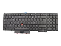 Darfon - Ersättningstangentbord För Bärbar Dator - Med Trackpoint - Azerty - Fransk - Svart - Fru - För Thinkpad P50 20En, 20Eq  P70 20Er, 20Es