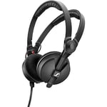 Sennheiser HD 25 Special Edition Closed-Back On-Ear Headphones, for DJ & Monitoring, with Rotable Capsule for Single-Ear Listening, Includes Exclusive Carry Case and Velour Ear Pads color Black