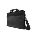 Targus Laptop Bag Slim Briefcase for Laptops up to 15.6-inches Over-the-shoulder Laptop Bag Men Women Travel Laptop Bag for 12 13 14 & 15 inch Dell HP Lenovo Apple and Microsoft Laptops Black (TSS898)
