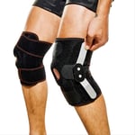 YHSM double steel knee protective cloth adjustable knee strength support rehabilitation exercise knee protection tibia
