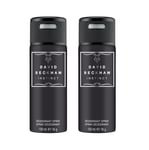 David Beckham - 2x Instinct Deodorant Spray 150 ml