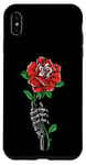 Coque pour iPhone XS Max Rose de Hong Kong avec squelette à la main - Racines du drapeau de Hong Kong
