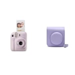 instax mini 12 camera, LILAC PURPLE & mini 12 camera case, Lilac Purple