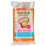 Sockerpasta Tiger Orange 250 g