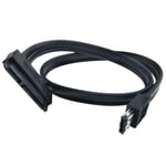 SATA to eSATA USB Combo Cable 2.5" HDD SSD Hard Disk Drive External Adapter 50cm