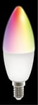 Deltaco SMART HOME RGB LED-lampe E14, 5W, dimbar