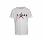 Børne Kortærmet T-shirt Nike Jordan Brand 5 Hvid 4 år