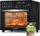 LLIVEKIT Air Fryer Mini Oven with Rotisserie 26L Large Family Size Countertop Co