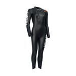 Head Head Women's Open Water Shell Wetsuit Black/Orange M, Black/Orange