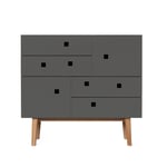 Zweed Peep B1 byrå slate grey, retro, ekstativ