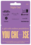 You Choose Night Out 25 GBP Gift Card