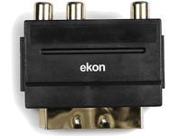 EKON SCART / 3 RCA + S-VHS