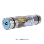 ZSHXX 1830 * 610 * 6mm Eva Yoga Mat Tapis antidérapant Tapis de Sport Sports Effects d'exercice pour Tapis de Gymnastique de Fitness débutant (Color : Light Blue 6mm)