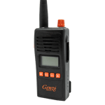 Genzo Royal 155 MHz XTM Komradio Svart/Orange