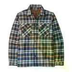 Patagonia M's Insulated Organic Cotton MW Fjord Flannel Fields / New Navy