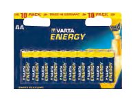 Varta Energy 4106 - Double Blister - Batteri 10 X Aa-Typ - Alkaliskt