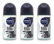 Nivea Black & White Invisible Original Antiperspirant 50ml X 3