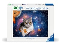 Ravensburger 12000742-Chats Volant dans l'espace-Puzzle de 1500 pièces pour Adultes et Enfants à partir de 14 Ans, 12000742