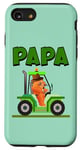 Coque pour iPhone SE (2020) / 7 / 8 Agriculteur PAPA Tracteur Enfants