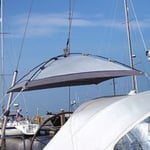 Blue Performance Sunshade Free Hanging M