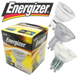 Energizer LED GU10 Light/Lamp Bulb - 3W 5W Energy Saving Cool White/Warm White - Bundles of x2/x4/x6/x10 Available! (5W - x4 - Warm White)